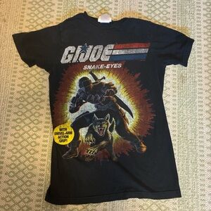 G.I. Joe Snake Eyes black Junk Mail vintage T-shirt size small